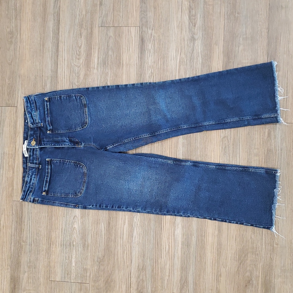 Zara Blue Ankle & Cropped Jeans